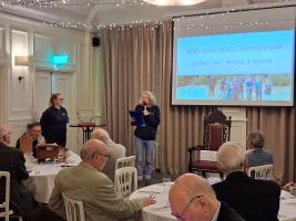 Kent High Weald Partnership talk to the club